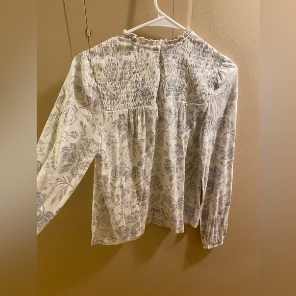 Lucky Brand long-sleeve peasant top - Picture 5 of 11